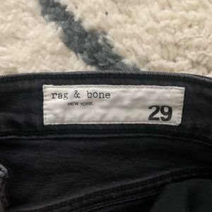 Black rag and bone jeans